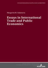 Image of Essays in International Trade and Public Economics