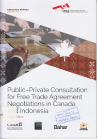 Image of Public-private consultation for free trade agreement negotiation in Canada and Indonesia
