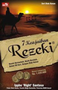 Image of 7 keajaiban rezeki : rezeki bertambah, nsib berubah dalam 99 hari dengan otak kanan